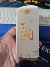 Dove Vitamin Care Deodorant Women  s Peaches  Shea Butter 72h 2.6 Oz Alum. Free