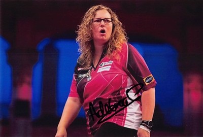 Aileen de Graaf - Darts - Foto - 10x15 cm- original signiert ! TOP ! (3)