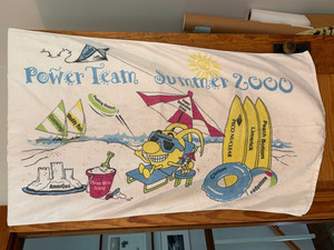 PECO Phila Electric Co., three mile island beach towel Summer 2000