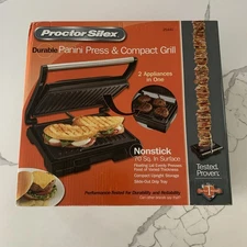 Proctor Silex Panini Press & Compact Grill