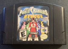 💥POWER RANGERS RESCUE💥Nintendo 64 Tested Working