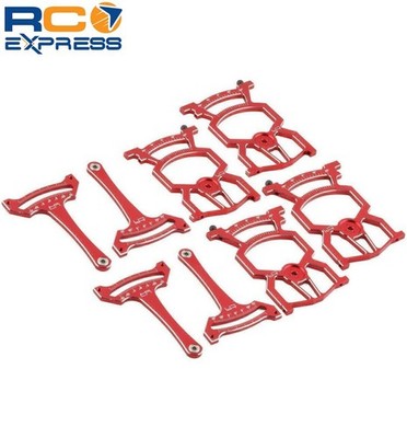 Yeah Racing 1:10 Aluminum Universal On Road Setup Station (Red) YEA-YT-0140RD