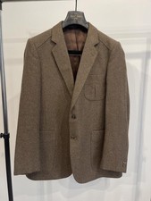 mens vintage blazer brown wool 40