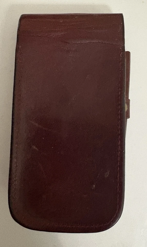 Estuche de cigarrillos de cuero hecho a mano ETIENNE AIGNER vintage años 60 70 RARO ITALIA Foto 2 de 2