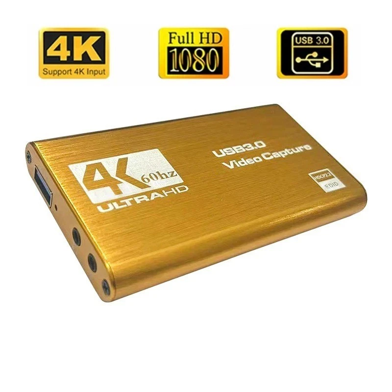 4K HDMI USB 3.0 Video Capture Card 1080P 60FPS Recorder Grabber for Gaming - Image 3 of 4