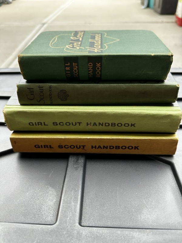 Girl Scout Handbook 1947 Intermediate Program First Impression HC + 3 Others