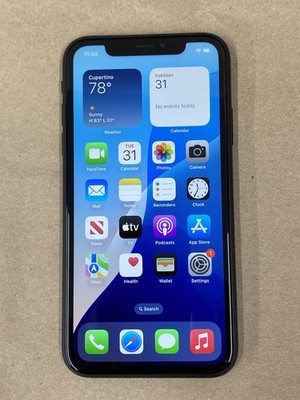 Apple iPhone XR 64GB MT302LL/A A1984 Black -No Carrier- 93% BATT/ Unlocked-N367