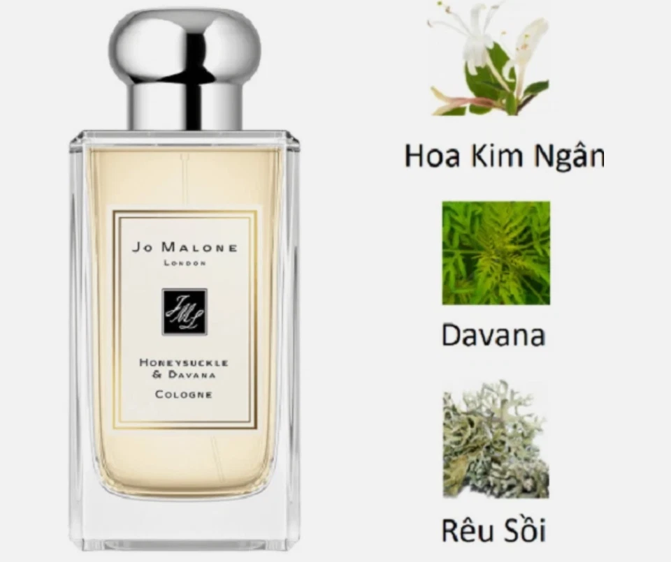 Perfume colonia para mujer Honeysuckle & Davana por Jo Malone 3,4 oz 100 ml SELLADO Foto 2 de 4