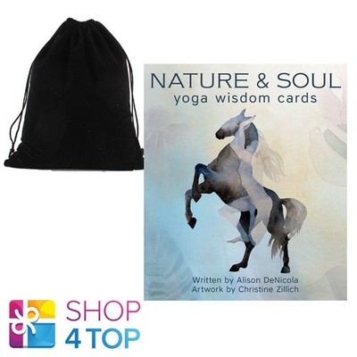 Nature & Soul Yoga Wisdom Cards Deck by US Games with Guidebook & Bag