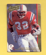1992 Action Packed LEONARD RUSSELL NE Patriots NFLPA Awards 24 KT Gold Card