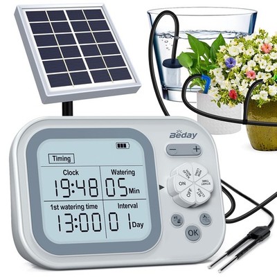 Solar Automatic Drip Irrigation System Houseplant Auto Self Watering Device Wate