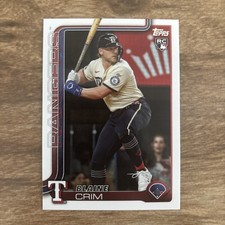 2025 Topps Update Series - Blaine Crim #US205 (RC)