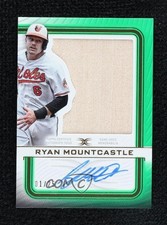 2023 Topps Definitive Collection Relic Green 1/25 Ryan Mountcastle Auto 11o2