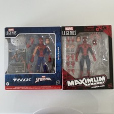 Marvel Legends Maximum Series Spider-Man &  Battle Damaged Spider-Man NIB
