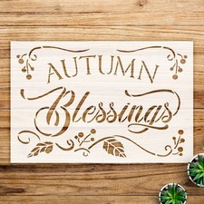 Stencil Autumn Leaves - Mylar, Farmhouse Decor - StencilAir