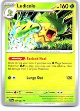 Ludicolo 007/094 Uncommon Phantasmal Flames Pokemon Near Mint