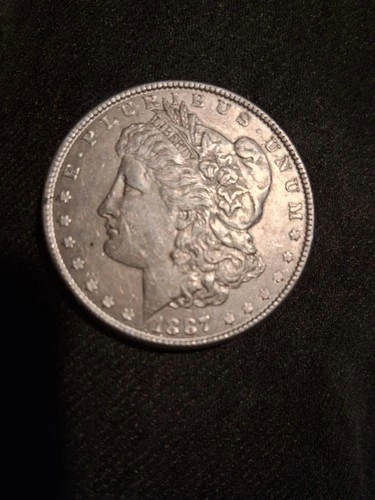 1887 Morgan Silver Dollar $1 Coin US 0.9 Fineness  Collector Coin