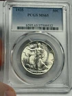 1935-P PCGS MS65 Walking Liberty Silver Half Dollar, Lustrous 50c U.S. Coin