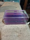 Iridescent Acrylic Cosmetic Storage Organizer 3- Clear Drawers Shift In Color — photo 3