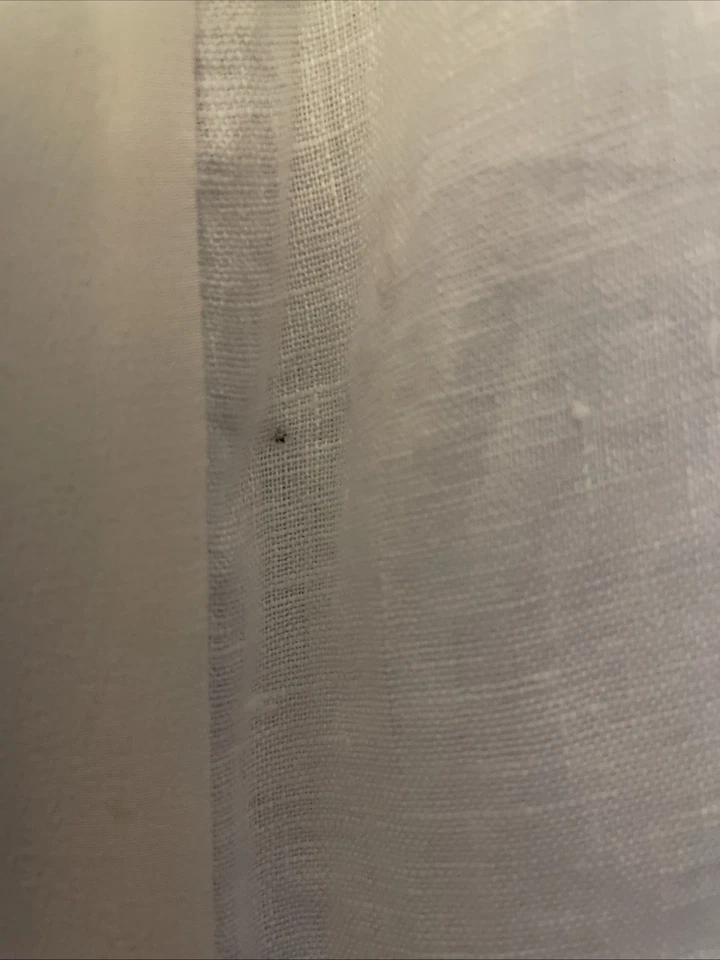 Blusa Camisa Blusa Marfil Top TORY BURCH Seda y Lino Sin Mangas con Botones Talla L Foto 4 de 4