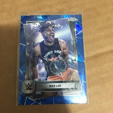 Wes Lee 2025 Topps Chrome Sapphire Edition WWE #156