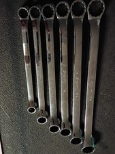 12-Point SAE Flank Drive Offset Box Wrench 6 Piece Set SAE