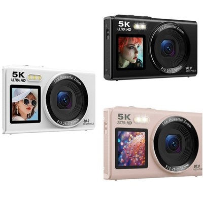 Digital Camera Wi-Fi Smartphone Transfer 5K Resolution  80MP Dual Screen Japan