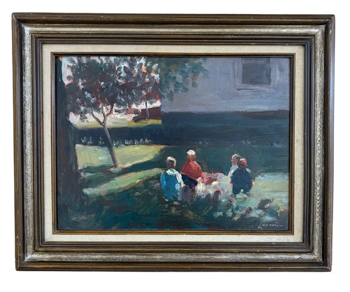 BERNARD LENNON Original Signed American Impressionist Oil Painting LISTED - Picture 5 of 5