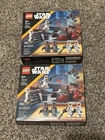 Lot - 2 Lego Star Wars 75449 Siege of Mandalore Battle Packs (NEW SEALED)