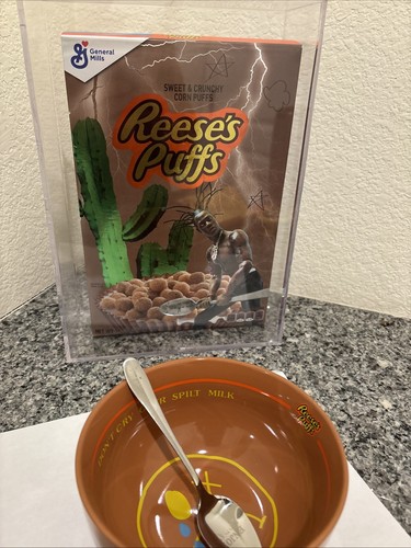 Travis Scott x Reese's Puffs Limited Edition Box, Bowl and Spoon , Selling As Is - Picture 5 of 11