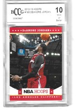 DEANDRE JORDAN CLIPPERS #193 2012-13 PANINI HOOPS BCCG-10 MINT+ L@@k