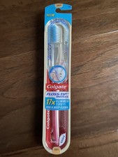 Colgate Slim Soft Gliding Tips Toothbrush, slim Soft, Compact Head, floss-tip