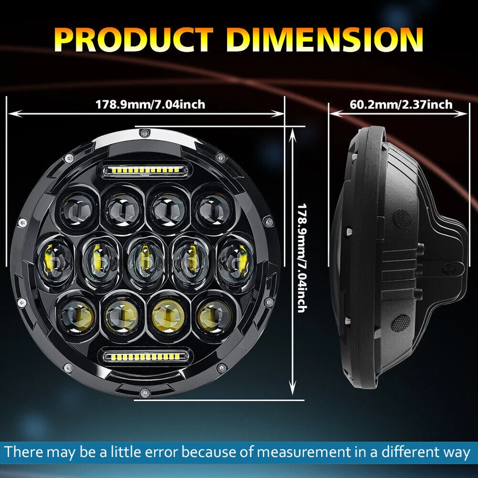 Для 97-06 Jeep Wrangler TJ 4 шт светодиодные фары дальний низкий дневной свет + комплект задних фонарей - Изображение 4 из 4