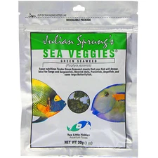 Two Little Fishies Sea Veggies Green Seaweed 30g Nutritious Natural Fish Food