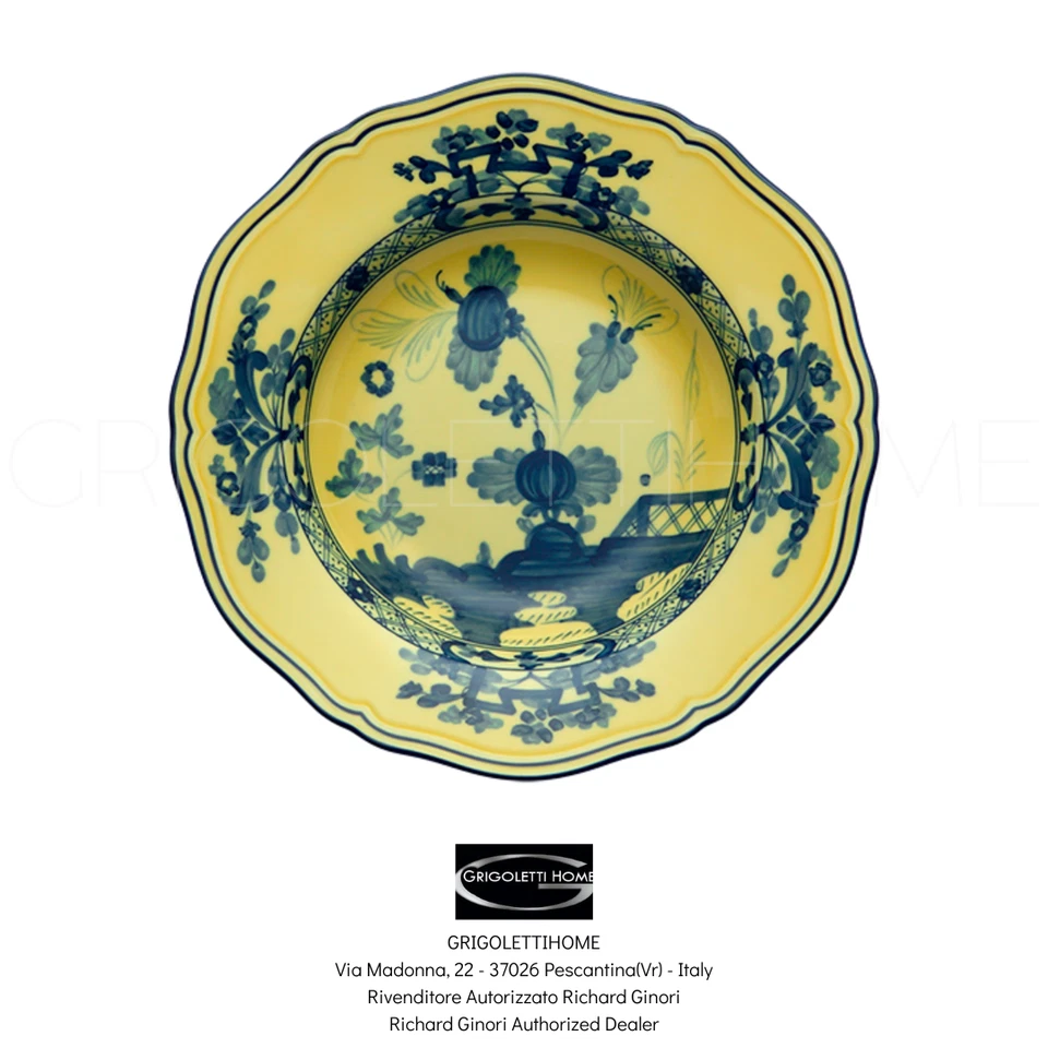 Richard Ginori Oriente Italiano - Set 6 Geschirr Suppenteller CM 24 /Inch 9.44 - Bild 2 von 4