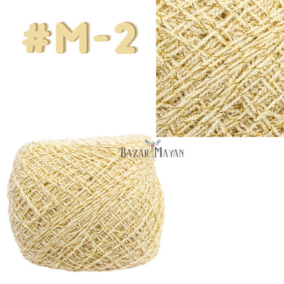 Natural 100g Crystal Glitter Crochet Mexican Yarn Hilo Estambre Cristal #M-2
