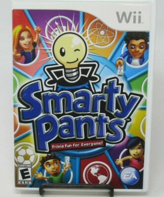 SMARTY PANTS - TRIVIA FUN GAME FOR NINTENDO Wii, GAME DISC, CASE, EA, GUC