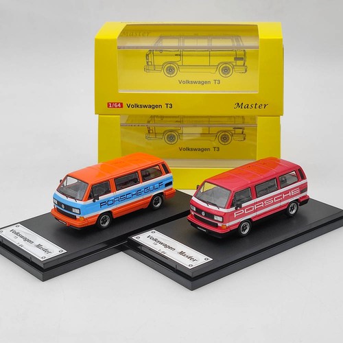 New 1:64 Master Porsche B32 VW T3 Multivan Van Gulf Diecast Toys Car Models Gift - Picture 16 of 18