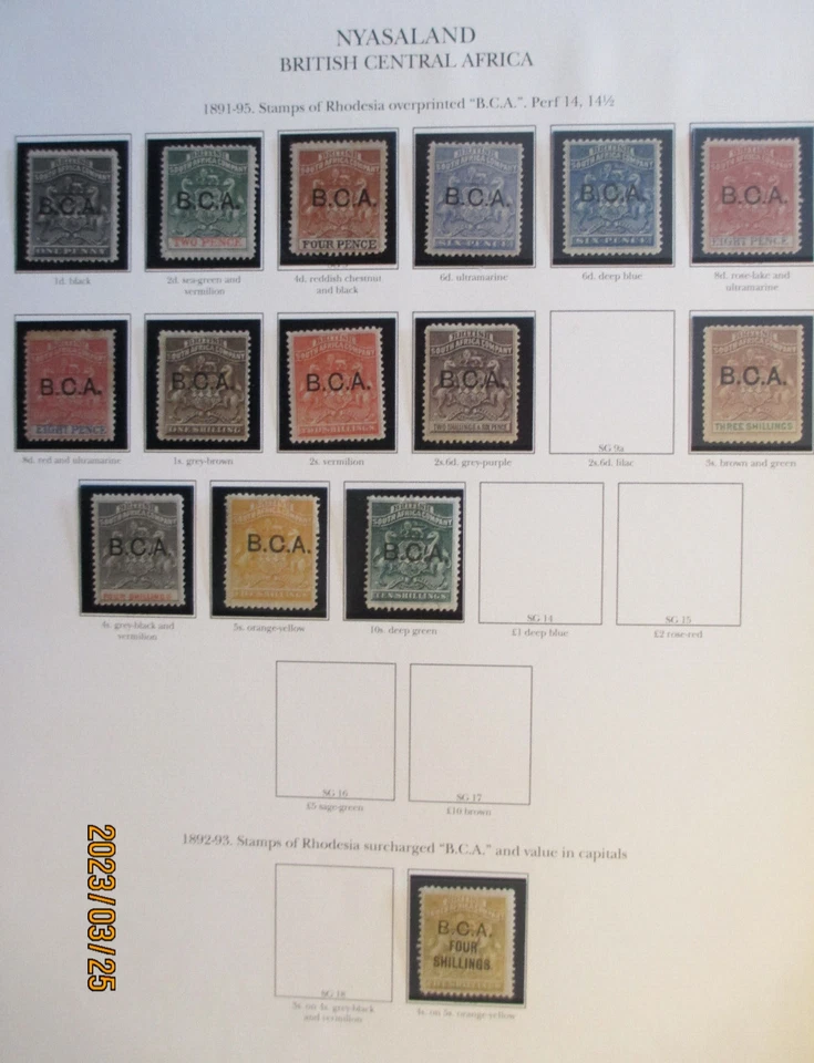 British Central Africa Stamp Collection - 1891 - 1954 & Malawi 1963 - 1973 MNH - Image 4 of 4