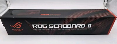 ASUS ROG Scabbard II Extended Gaming Mouse Pad - Smooth Glide Tracking -  NEW