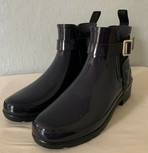 hunter chelsea gloss boots