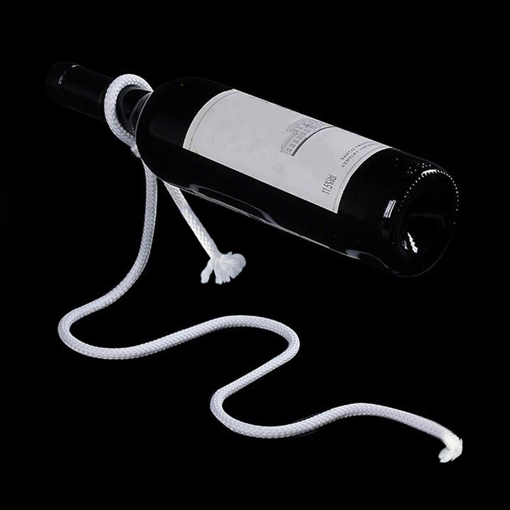 Floating Iron Rope Wine Bottle Rack Holder Wine Bottle Holder eBay