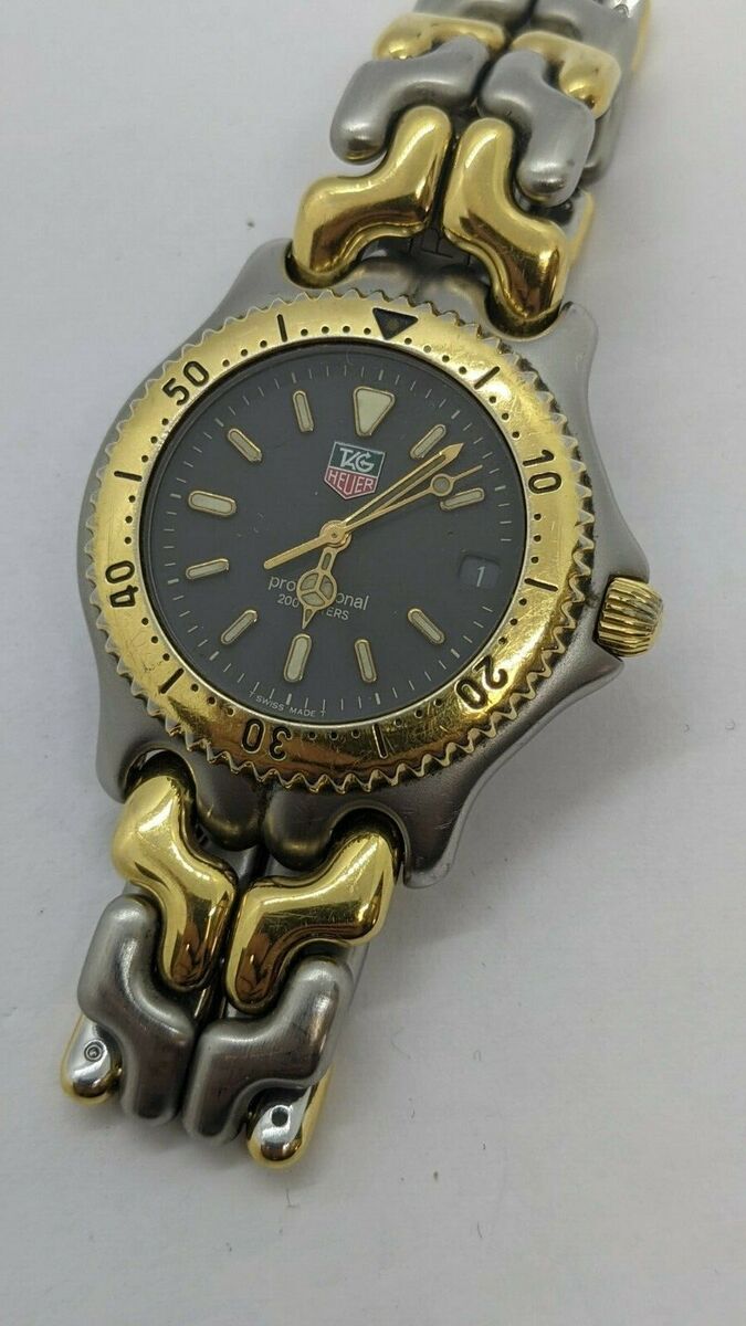 Tag Heuer Professional S95.206 Steel & Gold Quartz Watch Tag Heuer Professional S95.206 Steel & Gold Quartz Watch