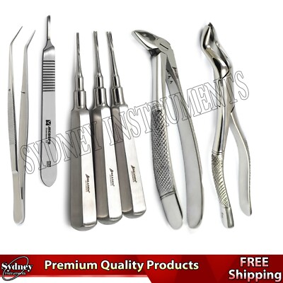 Dental Tooth Extraction Forceps Teeth Loosening Pulling Dentistry Instruments