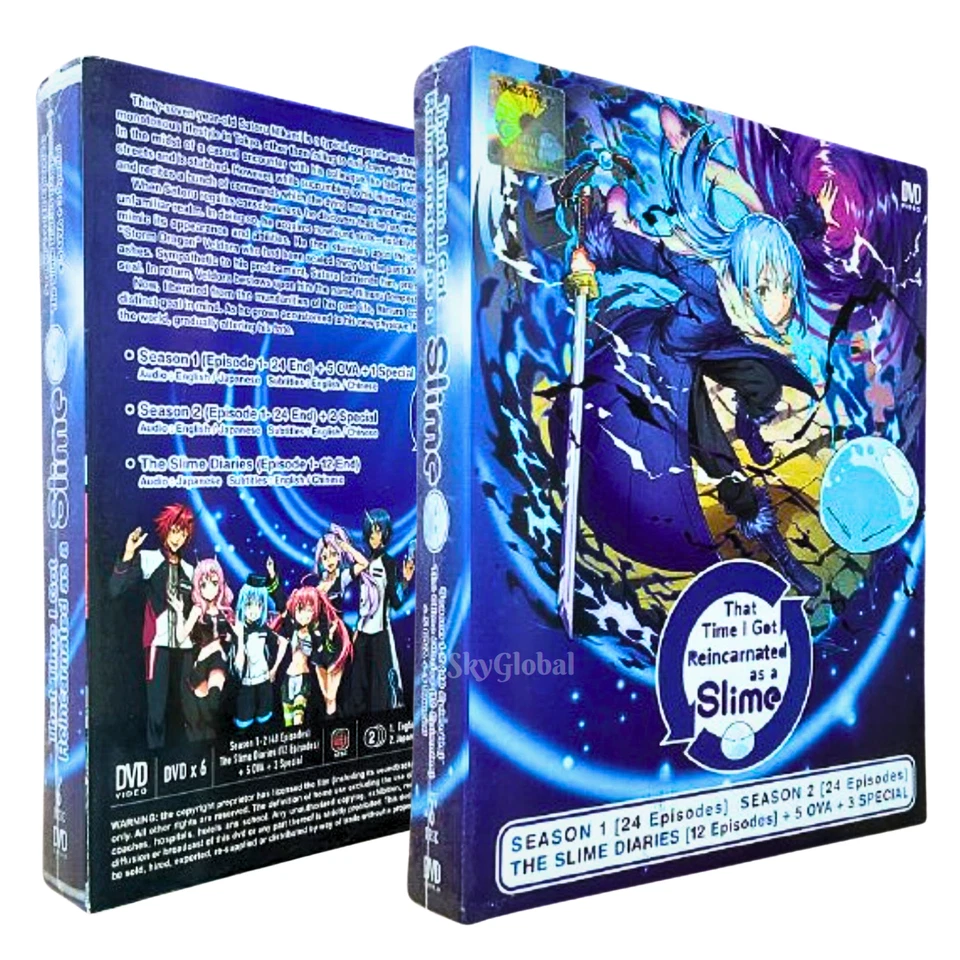 DVD That Time I Got Reincarnated As A Slime Season 1+2+Diaries+ 5OVA + 3 Special - Image 2 of 4
