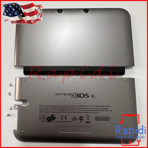 A&E Housing Shell Case Cover For Nintendo 3DS XL 3DS LL Old Console Sliver Gray - Picture 4 of 10