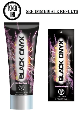 Power Tan Black Onyx Flaschen oder Beutel Bräunungslotion Beschleuniger Creme Sonnenbank