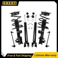Front Struts Sway Bars Rear Shock Absorbers for 2007-2013 Nissan Altima - 6PCs