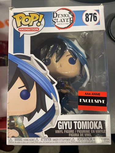 Funko Pop! Demon Slayer Giyu Tomioka #876 Vinyl Figure AAA Anime Exclusive