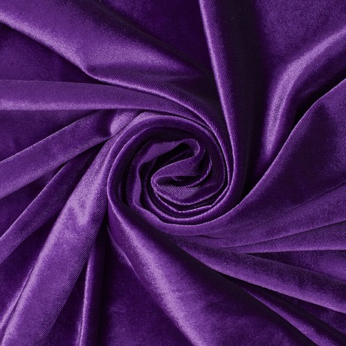 Stretch Velvet Polyester Spandex Heavyweight 60/61 Inch Fabric By The Yard - Picture 90 of 99